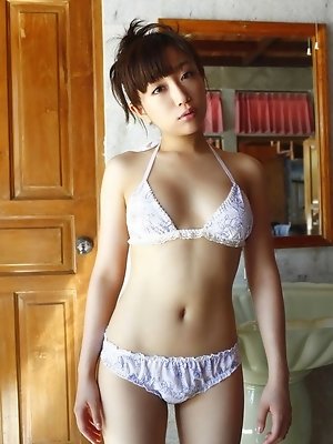 Cutie Sayuri Otome shows off her beautiful curves in lingerie